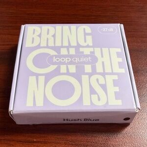Loop Quiet Earplugs - Hush Blue - New in box